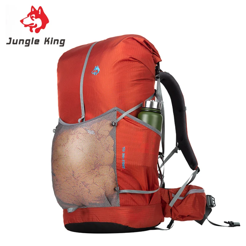 JUNGLE KING Men Women Waterproof Hiking Backpack Ultralight Camping Climbing Pack Bag Travel Backpacking Trekking Rucksacks 65L