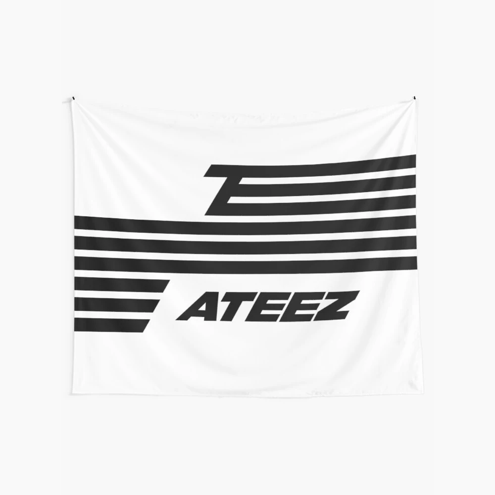 Thanxx Flags Ateez Flag Tapestry Wall Hanging Dorm Decor Blanket Wall Cloth Tapestry