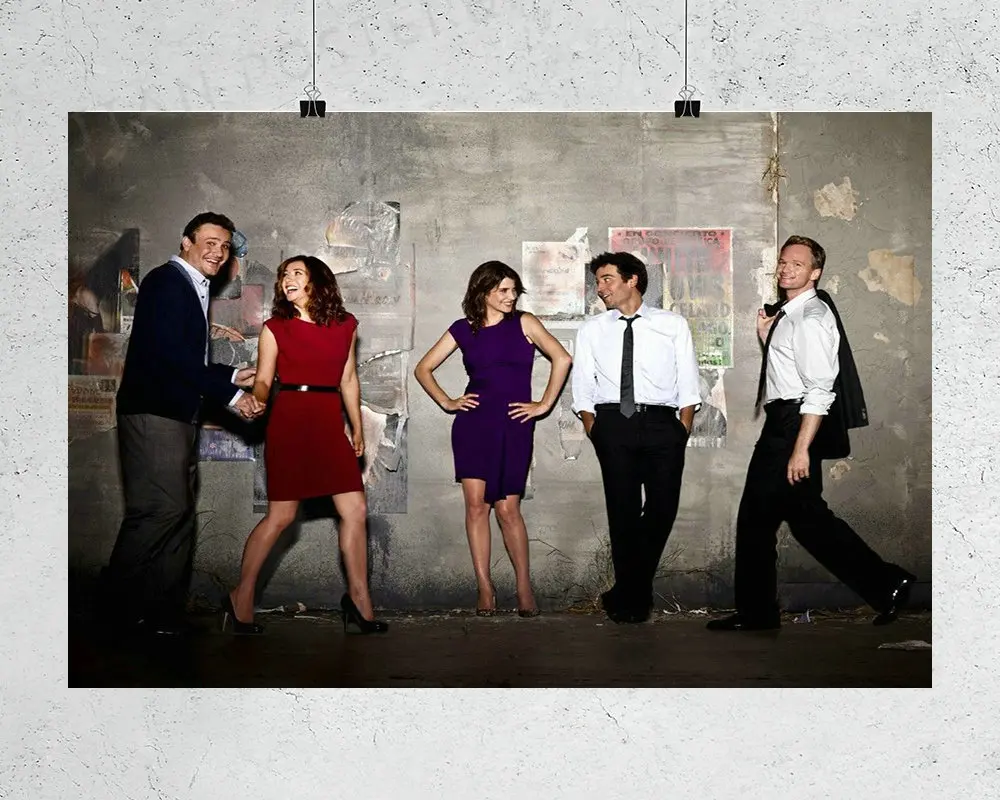 H162 How i met your mother TV Show (2) Wall Sticker Silk Poster Art Home Decoration