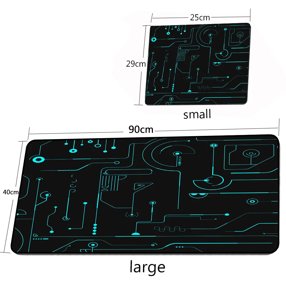 Digital Circuit Board Mouse Pad Xxl Gamer Laptop PC Gaming Accessories Office Home Keyboard Rug Mat 3D Gaming Mouse Pad Desk Mat