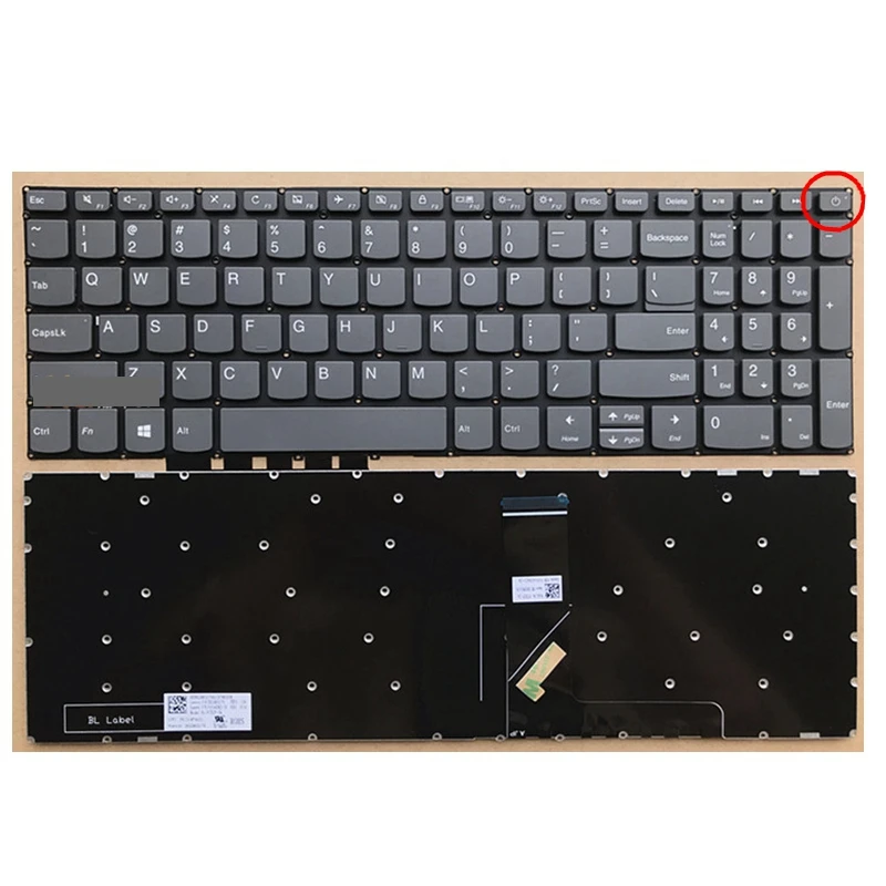 New US laptop keyboard FOR Lenovo IdeaPad L340-15 L340-15API L340-15IWL US black keyboard