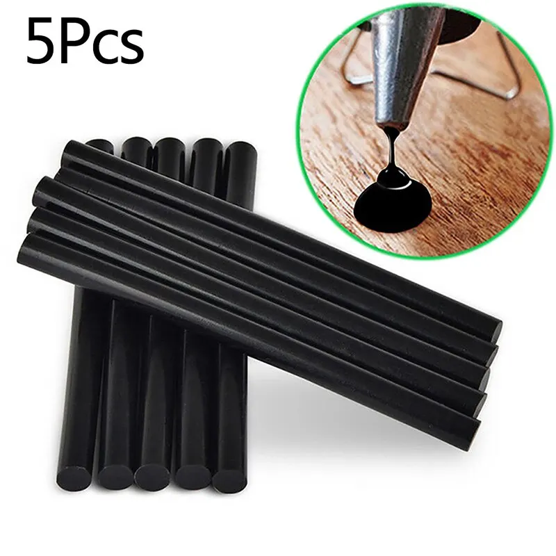 5Pcs Car Glue Sticks High Adhesive Hot Melt Glue Sticks Car Body Paintless Dent Repair Tool Strong Adhesion Repair Tool Stick