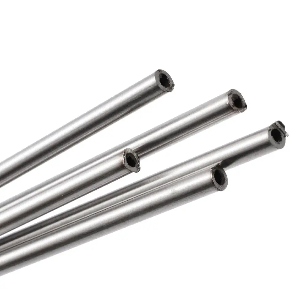 5pcs 304 스테인레스 스틸 모세관 튜브 Mayitr 실버 튜브 3mm OD 2mm ID 250mm 길이 산화 저항