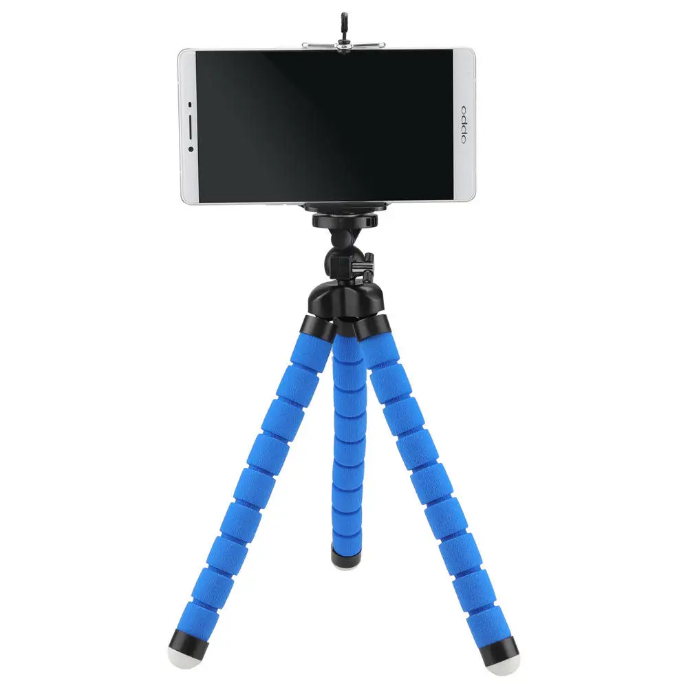 Mini Tripod light Flexible Table Stand Sponge Extendable tripode Phone Holder Vlog Selfie Stick For Camera Cellphone iPhone