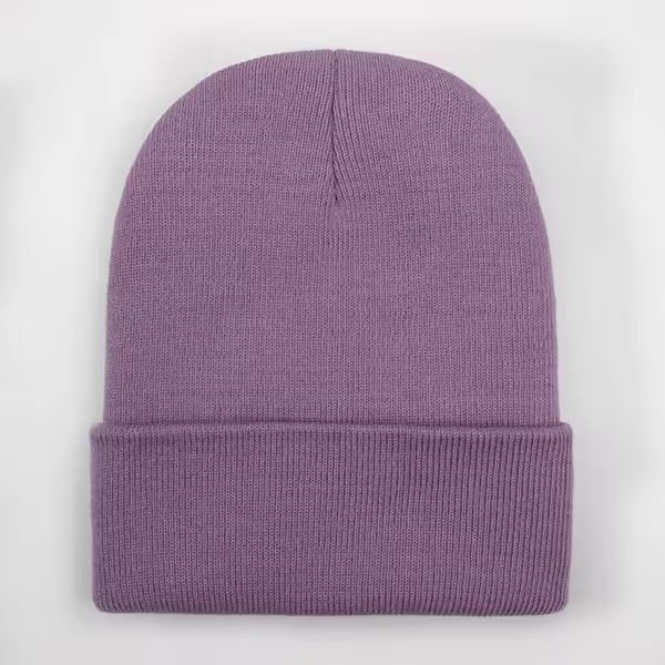 Solid Unisex Beanie Autumn Winter Wool Blends Soft Warm Knitted Cap Men Women SkullCap Hats Gorro Ski Caps 24 Colors Beanies - Image 10