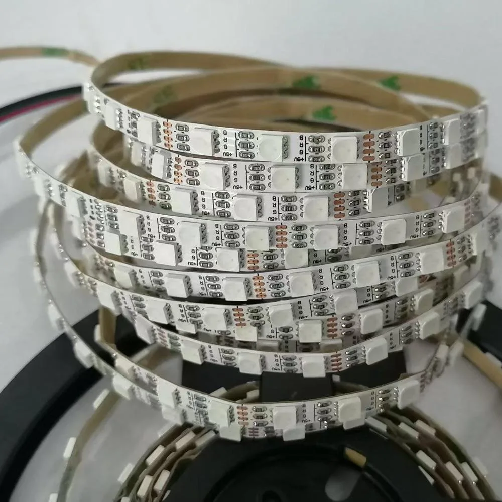 

5m Bright Thin Slim Narrow 5mm 8mm 3535 4040 LED RGB Strip 120led/m DC12V Atmosphere Changeable Colorful Cabinet Backlight