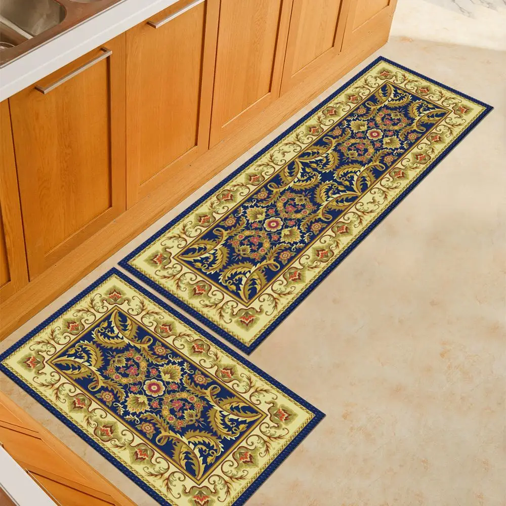 Drop shipping European style Rugs For Kitchen Floor Door Mats Outdoor Mat Carpet Bathroom Home Mat Tapete Doormat Rug