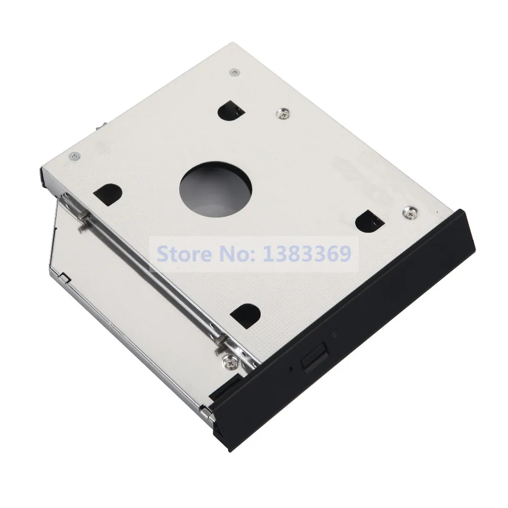 SATA 2nd Hard Drive SSD HDD Optical bay Caddy Adapter Frame for Lenovo ThinkPad L510 L512 SL410 SL510 With Bezel and Bracket