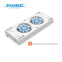 DOBE Xbox Dual Cooling Fan for Xbox Series S Console Vertical Stand Holder External Cooler 2 USB Ports Fans 3 Speeds for Console