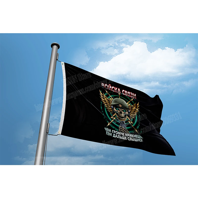 Russland Signal Corps Militär armee Flagge 3ft x 5ft Polesyter Banner fliegen 90*150cm benutzer definierte Flagge Outdoor Indoor Dekorationen