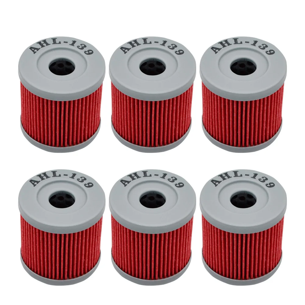 2/4/6 pcs Motorcycle Oil Filter For Suzuki DRZ400 DRZ400E DRZ400S DRZ400SM DRZ 400 SM Quadracer LTR 450 LTZ400 LTZ 400 Quadsport