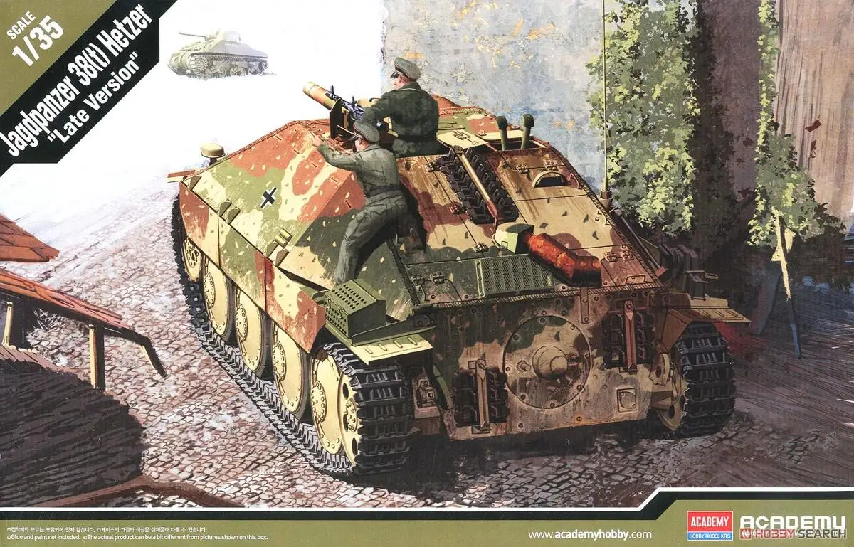 ACADEMY AC13230 1/35 Hetzer Late Production model kit