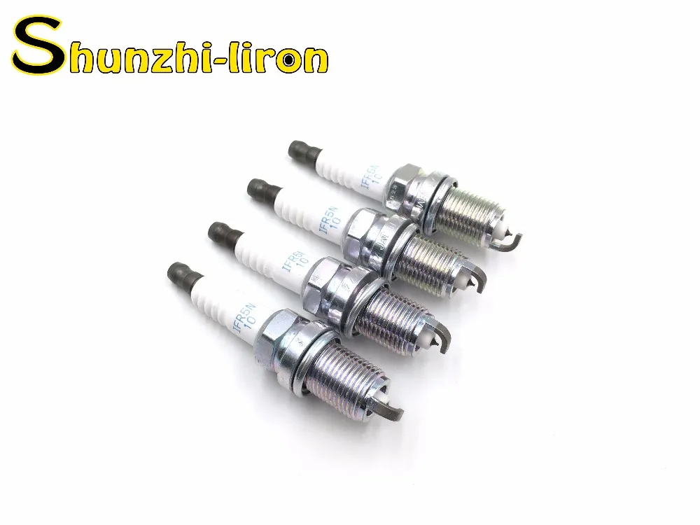 

4pcs LR005253 IFR5N-10 Iridium Spark Plugs For Land Rover 2005-2009 LR3 4.4L-V8 Ignition System