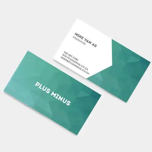 Custom paper visiting card/paper business card printing