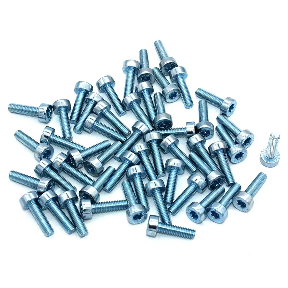 50PK Torx Spline Vặn Ốc Bu Lông T27 M5X18 Phù Hợp Với STIHL Makita Dolmar Bao Cao Su Oleo-Mạc Máy Cưa Xích Cỏ Dại Thần Thực Tử Strimmer 9022 340 1010