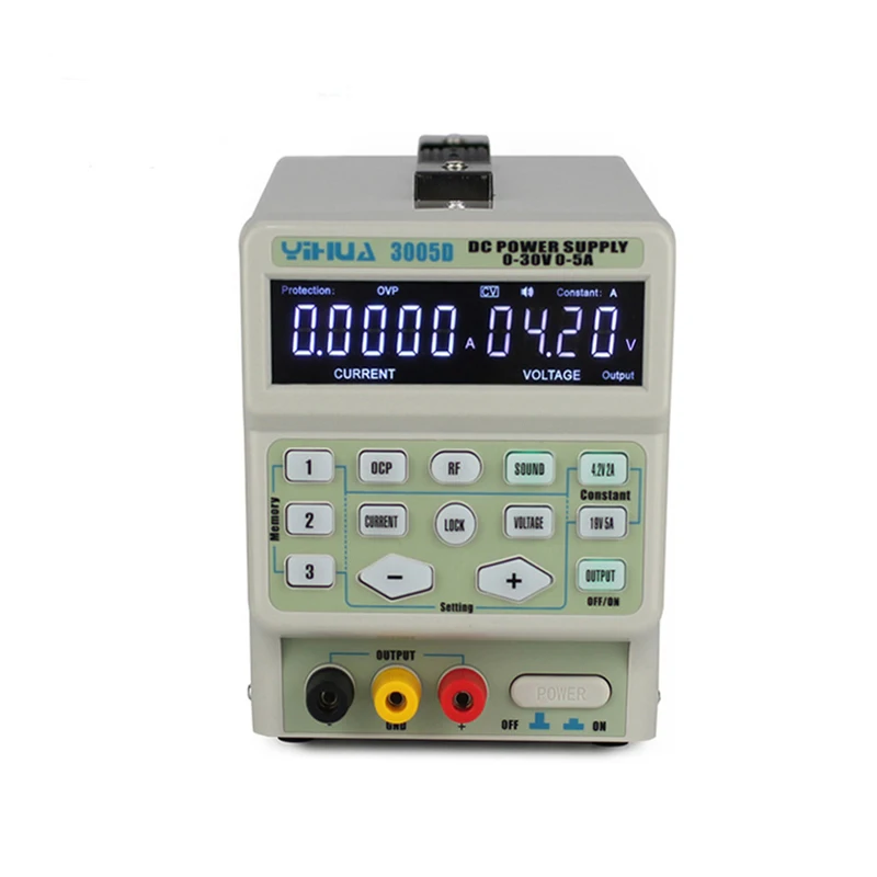 YIHUA 3005D 30V 5A DC Power Supply Adjustable Digital Display Laboratory DC Power Supplies For Phone Repair Tools