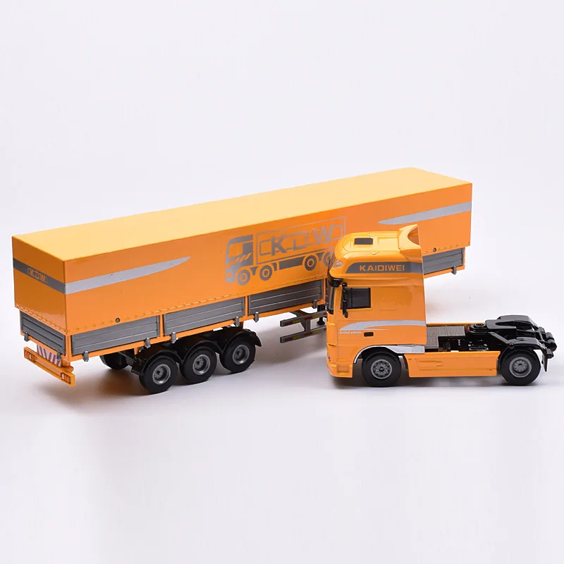 High simulation 1:50 alloy flatbed transport truck model,container transporter toys,collectible toys,wholesale and retail