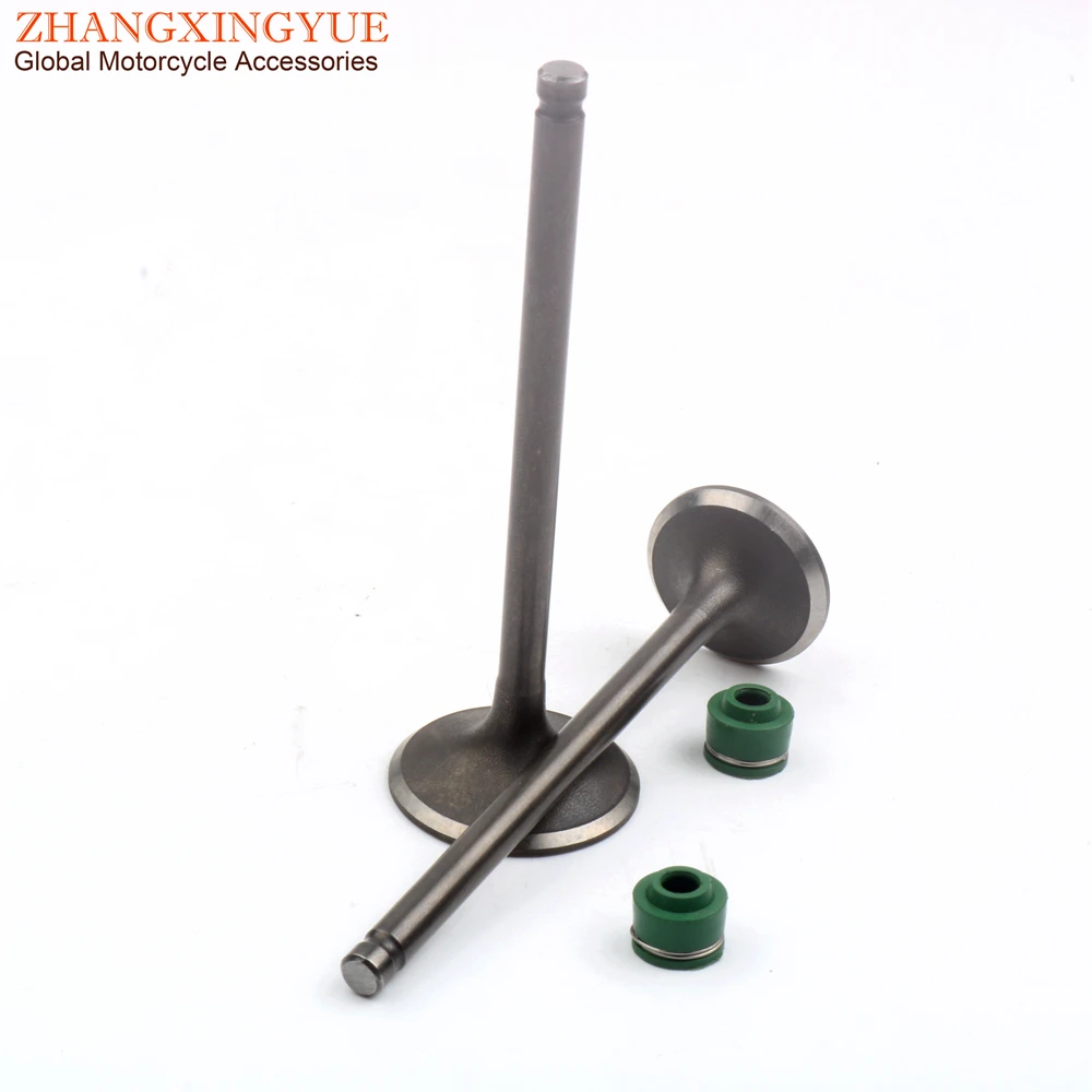 Motorcycle 2PC Intake And Exhaust Valves For Honda CB125 CB 125S XL125 XL 125cc 4-Stroke