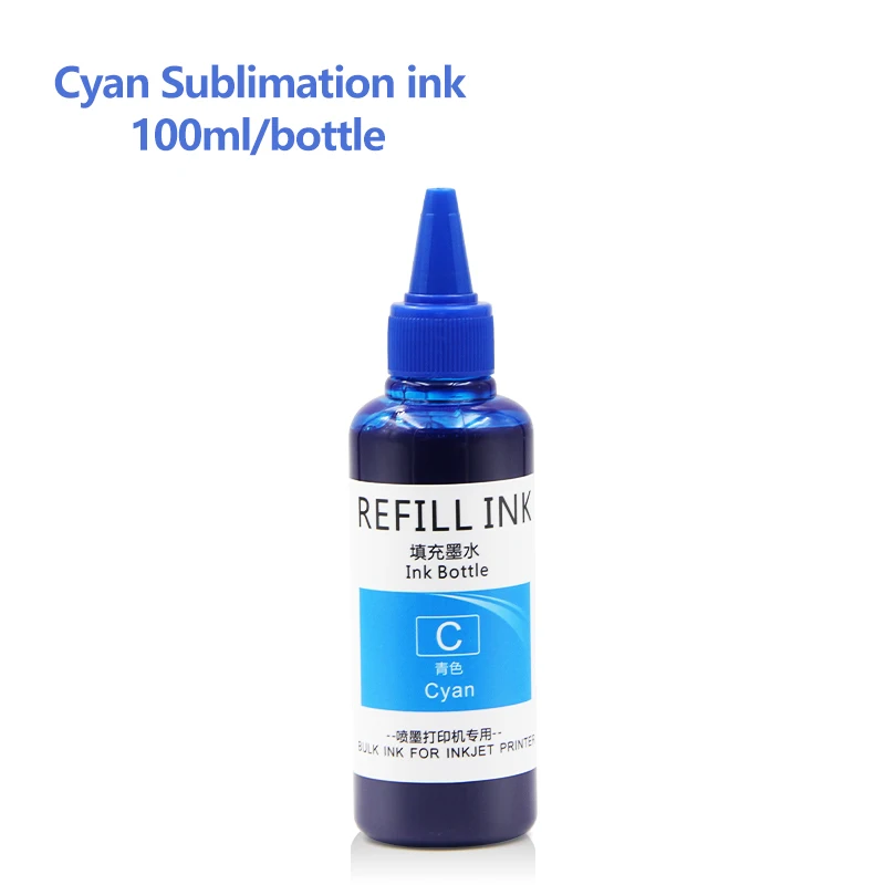 4*100ML Sublimation Heat Transfer Ink For Epson C88 C88+ WF-7710 WF-7720 WF-3620 WF-2750 ET-2720 ET-2760 ET-2750 ET-4700 Printer