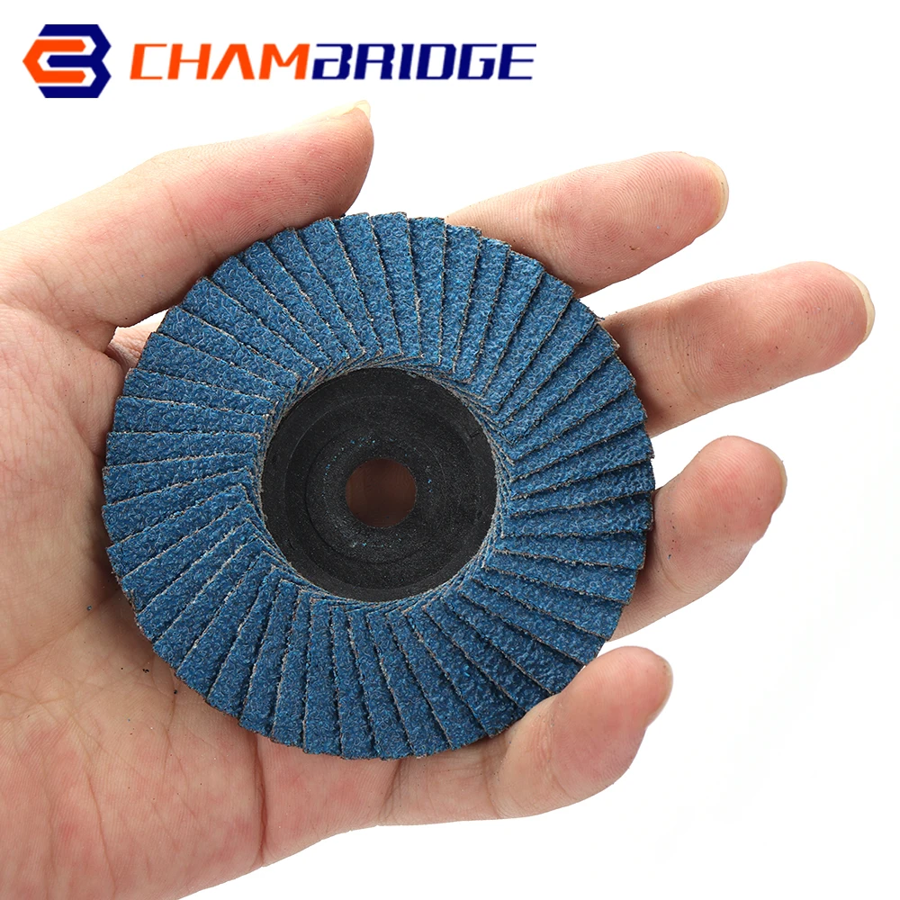 3 Inci Flat Flap Disc Grit 60 Sanding Disc Abrasive Flap Grinding Wheels Blades Wood Cutting untuk Angle Grinder 1/2/5/10/15Pcs