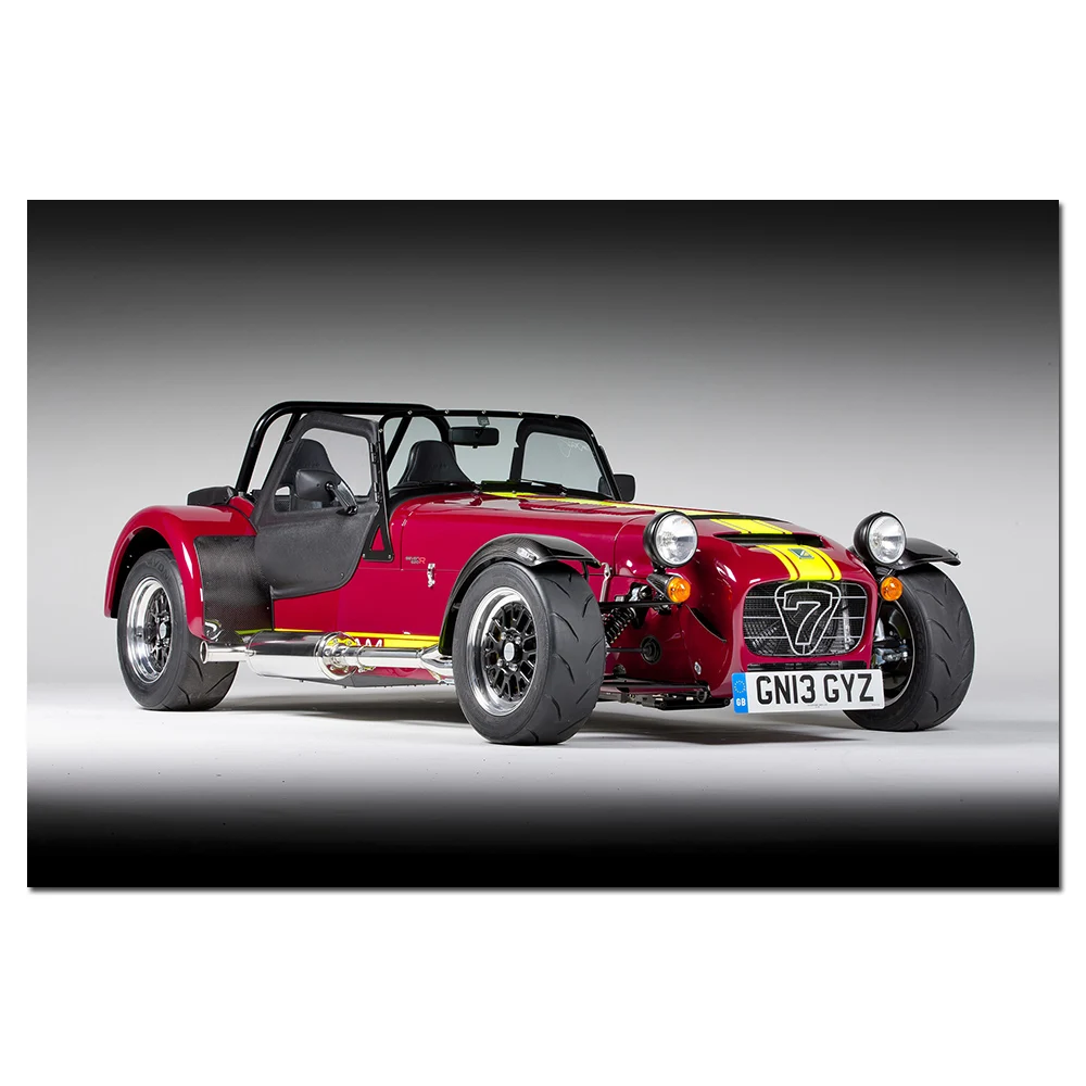 Caterham Seven 620 R Car Poster DIY Frame Canvas Painting Wall Art Pictures Print For Living Room Home Decor