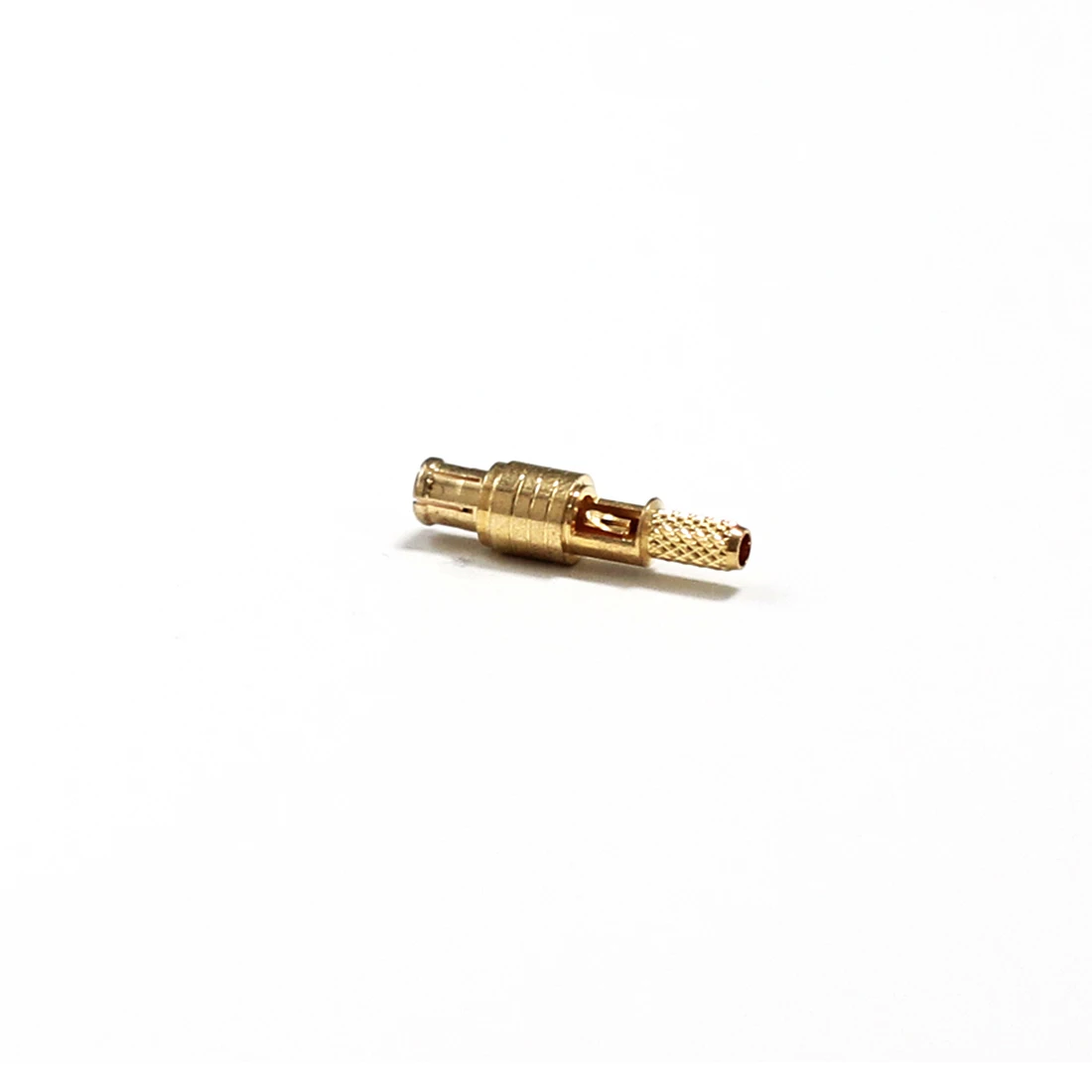 1pc  New MCX  Male Plug RF coax Connector Crimp For RG316 RG174 LMR100 Cable Straight  Goldplated  Open window  Wholesale