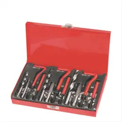 88 pcs M6 M8 M10 Car Engine Block Restoring Damaged Thread Repair Tool Kit for Helicoil Car Repair Tools Coarse Crowbar