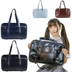 Japanese JK Uniform School Students Bag Anime Shoulder Book Commuter Bags Women Handbag