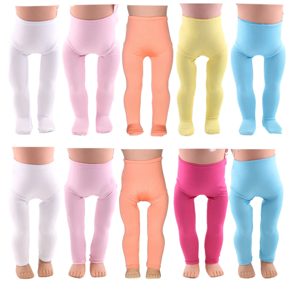 Puppe Strumpfhosen Leggings Für Amerikanischen 18 Zoll Mädchen Boy & 43cm Geboren Baby Puppe Kleidung Zubehör, spielzeug Für Kinder, Unsere