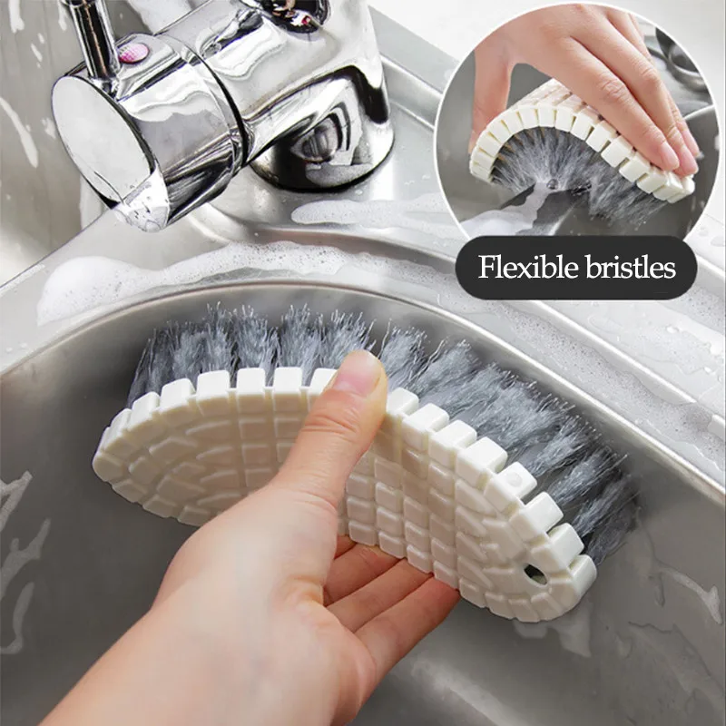 

Cleaning Brush Kitchen Stove Cleaning Brush Flexible Pool Brush Bathtub Tile Brush Bathroom Brush Without Dead Corner Floor Brus