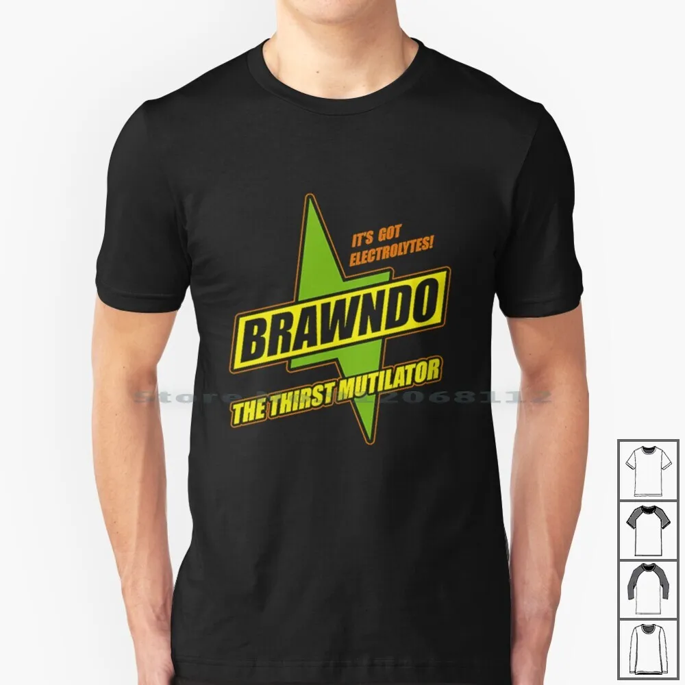 Brawndo Shirt T Shirt 100% Cotton Idiocracy Brawn Brawndo Electrolytes Film Mike Judge Movie Political Politics Thirst Rbrow