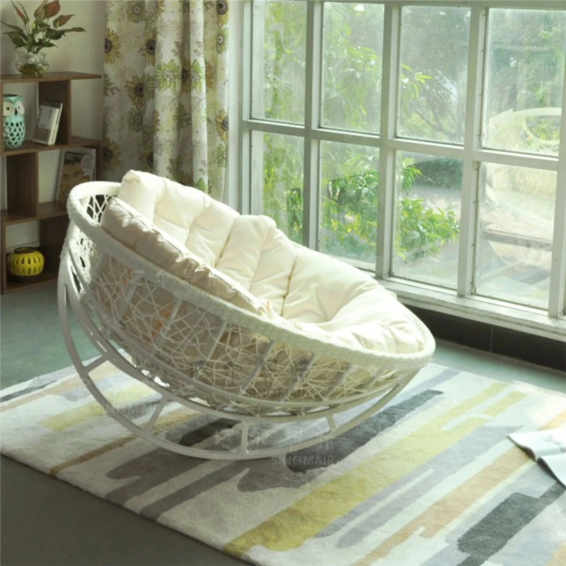 TT Custom Rocking Chair Home Recliner Adult Sofa Lunch Break Rattan Chair Bedroom Leisure Chair Rattan Living Room Balcony