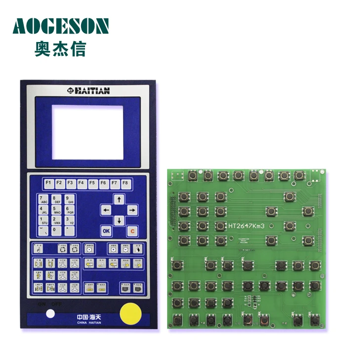 

Haitian injection molding machine key board F1-F8 Hongxun AK580 computer key board HT2647Km3 key board