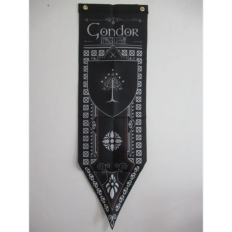 Home Decor Mordor Dark Tower LORs flags White Tree of Gondor Silmarillion Turin Gil-galad Flag decoration valance