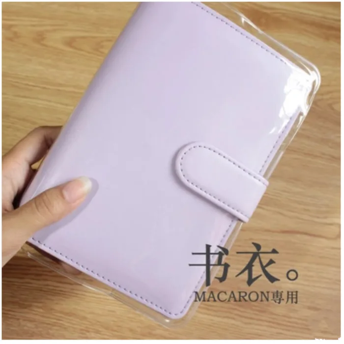 A6 Handbook Cover PVC Transparent Protective Film for Notebooks Notebook Case Can Be Customized Travelers Notebook Accessories