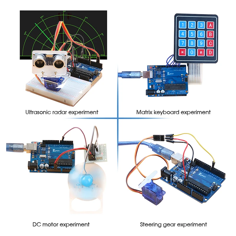 Emakefun Super Starter Kit for Arduino UNO R3 with English/Russian Tutorial Diy Electronic Kits STEAM Educational Programmable