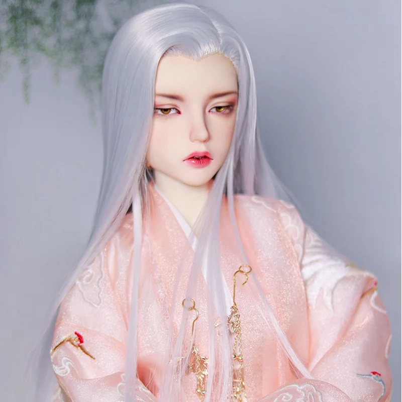 1/3 Scale BJD Wig Doll Accessories Ancient Costume Hanfu Samurai Styling Hair Retro Wigs For BJD/SD SD13 SSDF Strong Uncle C1574