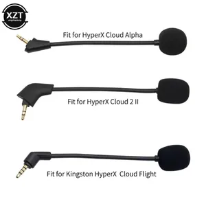 وسادات رأس الألعاب Kingston-HyperX Cloud Alpha S 2 II X Core Pro ، وسادات أذن ، وسادات أذن ، إصدار Cloud Flight Cloud9 ، ميكروفون ، سماعات رأس أفضل 10 ميكروفون رغوي HyperX مبيعات - رقم 7