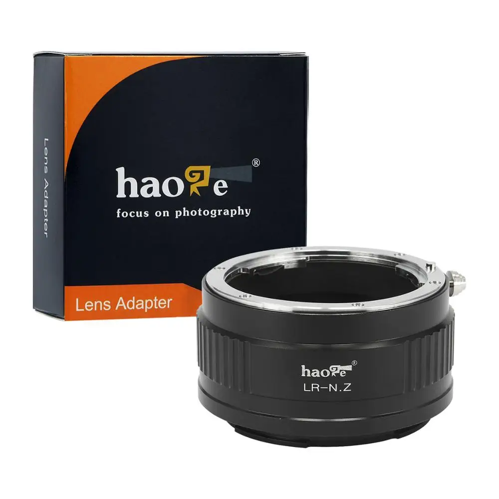 

Haoge Manual Lens Mount Adapter for Leica R LR Lens to Nikon Z Mount Camera Such as Z6 Z7