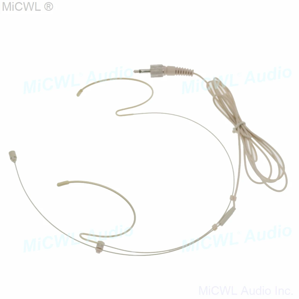 Hidden Authentic MiCWL Headset Audio Microphone For Sennheiser G2 G3 G4 G5 Wireless Mike System 3.5mm Jack Lock