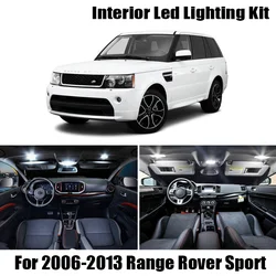 For 2006-2011 2012 2013 Land Rover Range Rover Sport 16X White car accessories Canbus Error Free LED Interior Light Reading