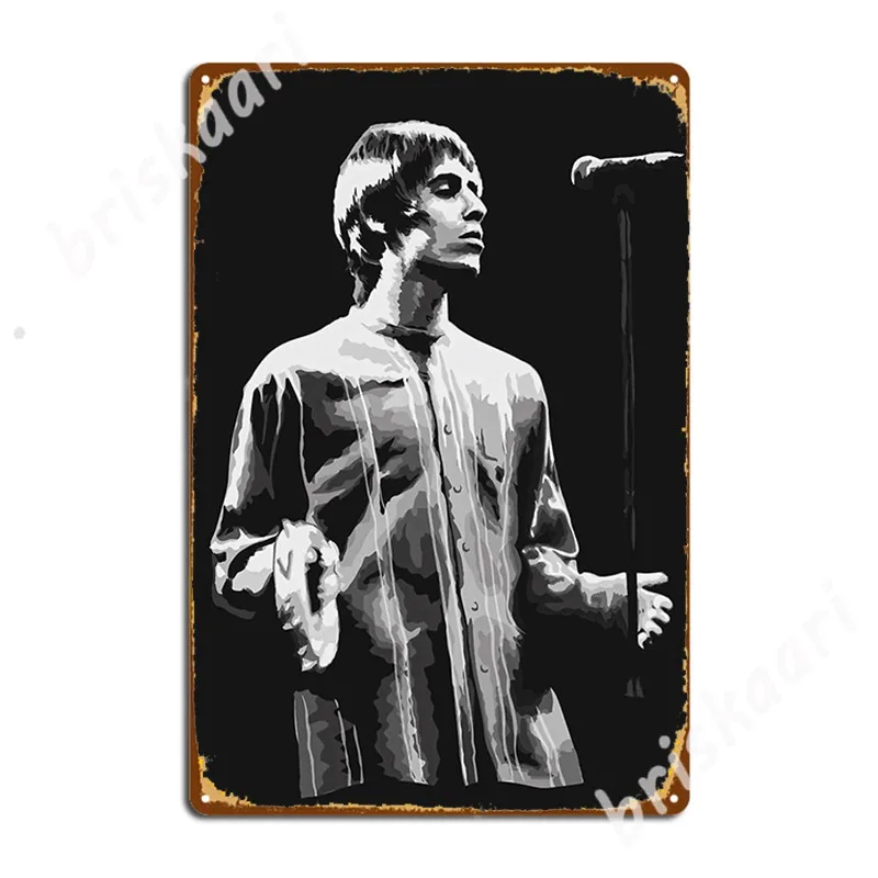 

Liam Gallagher Metal Signs Poster Cinema Kitchen Design Bar Cave Tin sign Posters