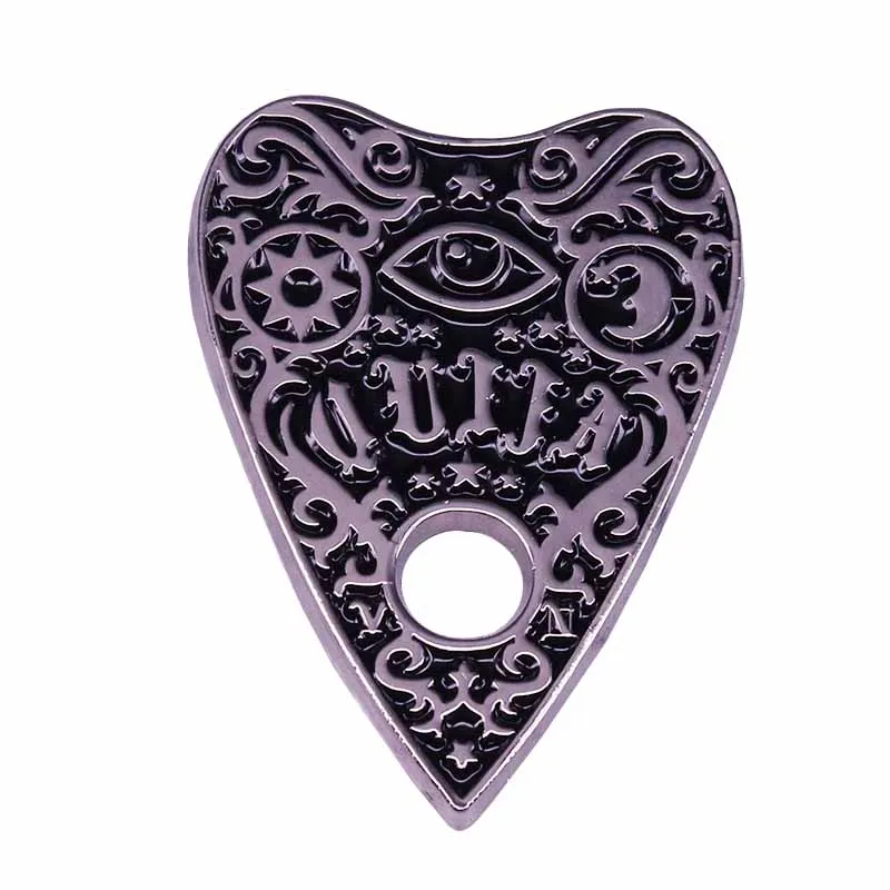 Charm ouija pin witchy pagan badge mysterious Gothic divination collection