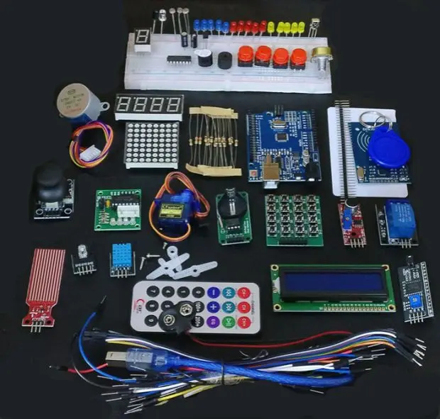 RFID DIY Project Starter Electronic DIY Kit with Tutorial Compatible with IDE UNO R3 CH340