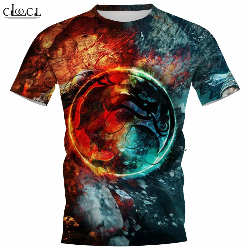 CLOOCL Mortal Kombat T-Shirt 3D Printed Harajuku Style Men Women Casual Tops Drop Shipping
