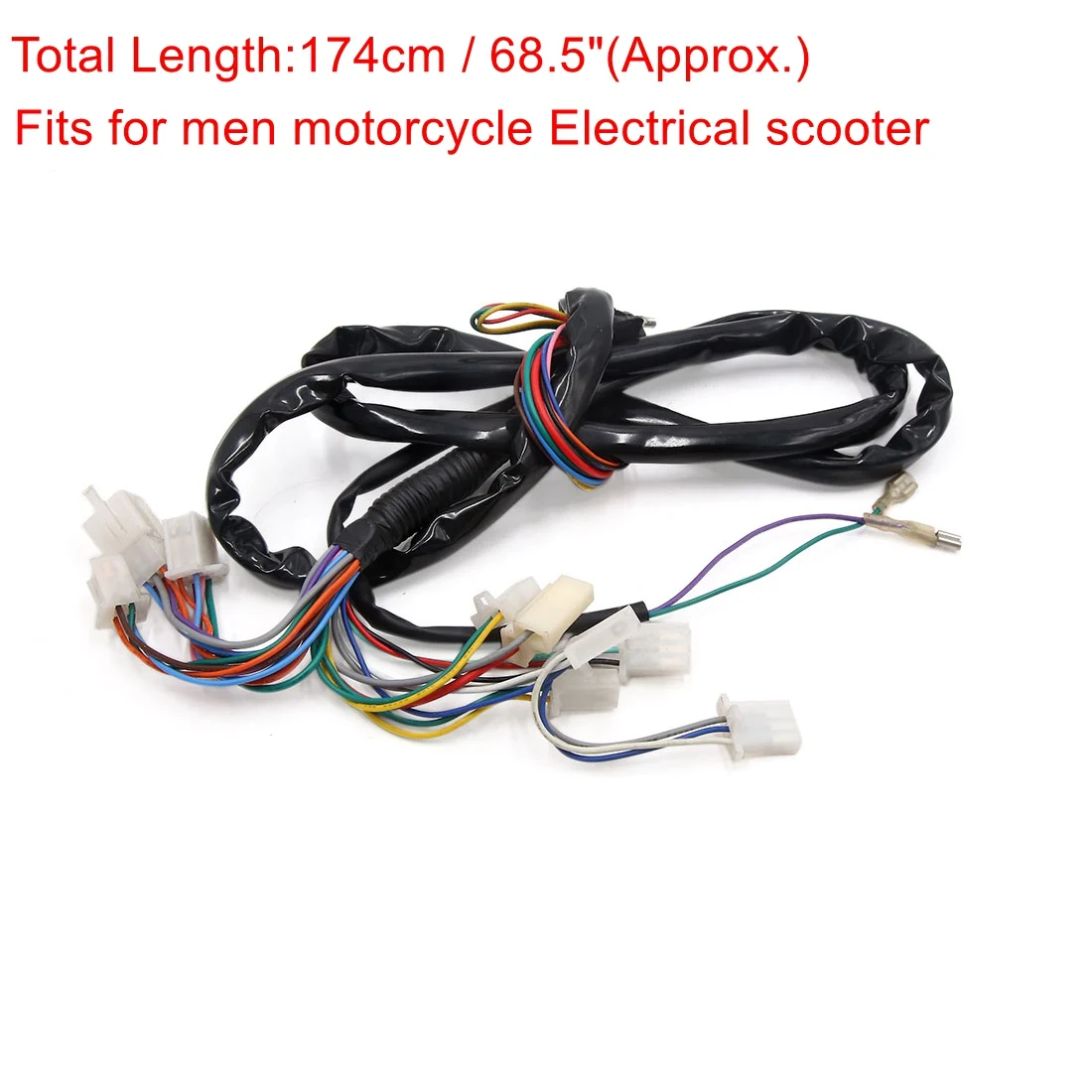 Motorcycle Ultima Complete System Electrical Main Wiring Harness w/ Fuse Box Connectors For GS For CG125 For Motorcycle