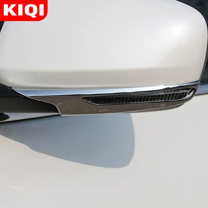 Car Rearview Mirror Trim Rear View Mirror Cover Sticker for Renault Koleos Samsung QM6 2016 - 2020 Accessories