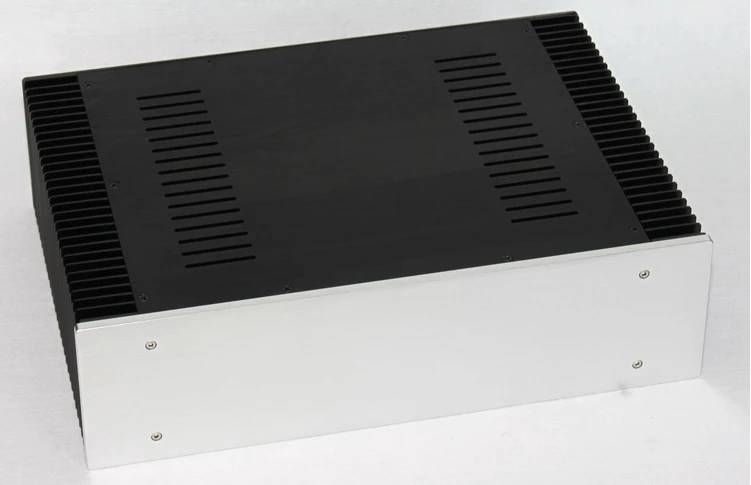 WA117 All-Aluminum (non-porous) Chassis DIY cooling Case Audio Amplifier Shell 430*120*310mm