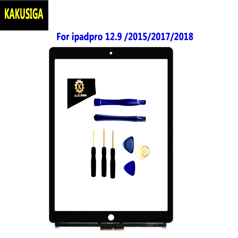 New Touch Screen For iPad Pro 12.9 (2015/2017) A1652 A1584 A1670 A1671 Touch Screen Digitizer Front Outer Panel Glass  Tested