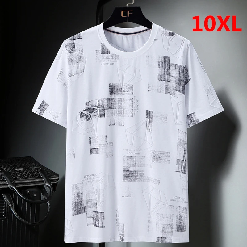 

Oversize T-shirts Men Big Size 10XL Tops Tees Summer Hip Hop Casual Lion Print Tshirts Plus Size 9XL10XL Clothes Cool HX454